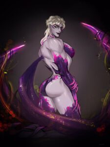 league-of-legends-game-hentai-–-ass,-blonde-hair,-pectorals,-collarbone,-long-hair,-colored-skin