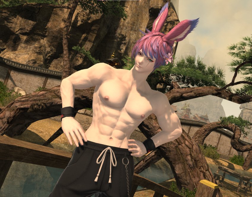 final-fantasy-rule-–-purple-hair,-viera,-sfw,-abs,-wristband,