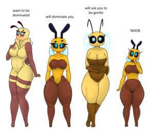 bee-hentai-xxx-–-hand-on-breast,-sleeves,-size-difference,-swimsuit,-neck-tuft