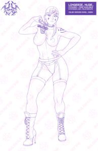 aura-hentai-xxx-–-tattoo,-thong,-topless,-lingerie,-line-art,-medium-breasts