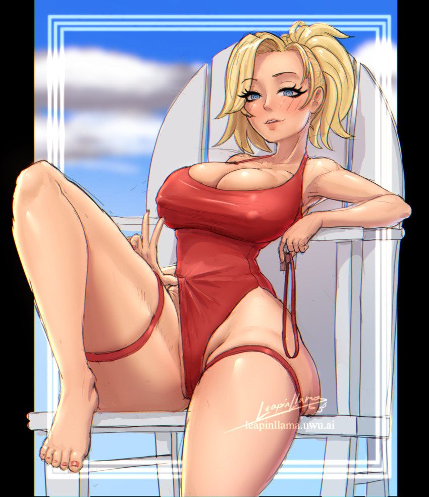 overwatch-hentai-porn-–-thick-thighs,-solo-female,-mercy,-sketch,-blonde-hair,-large-breasts