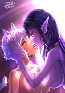 final-fantasy-porn-hentai-–-hand-on-head,-feline-humanoid,-submissive-female,-serpentine,-monster-girl-(genre)
