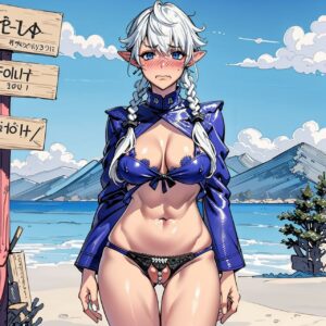 final-fantasy-hentai-art-–-blue-eyes,-pussy,-thick-thighs,-braided-ponytail,-cleavage