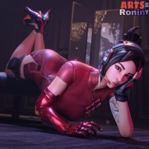 demi-rule-porn-–-dress,-epic-games,-ls,-black-hair,-shoes,-headset,-solo