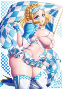the-legend-of-zelda-porn-hentai-–-blonde-hair,-short-hair,-revealing-clothes,-ls,-smile,-breasts