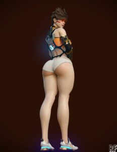 overwatch-game-porn-–-blizzard-entertainment,-slim-waist,-waist,-short-hair,-female,-breasts