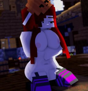 minecraft-rule-xxx-–-red-hair,-humanoid,-lifted-shirt,-female,-big-breasts