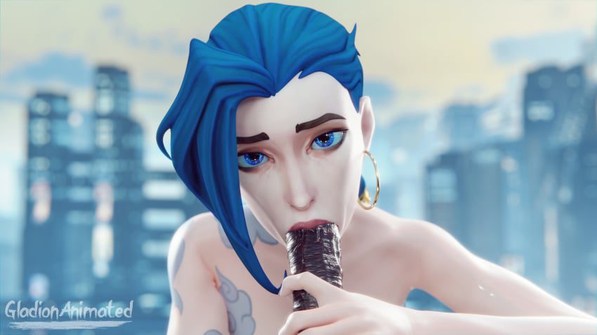 jinx-xxx-art-–-fellatio,-stroking-penis,-ear-ring,-interracial,-blowjob,-gladionanimated