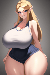 the-legend-of-zelda-free-sex-art-–-shiny-clothes,-wide-hips,-seductive-smile,-stable-diffusion,-shiny-skin,-long-hair