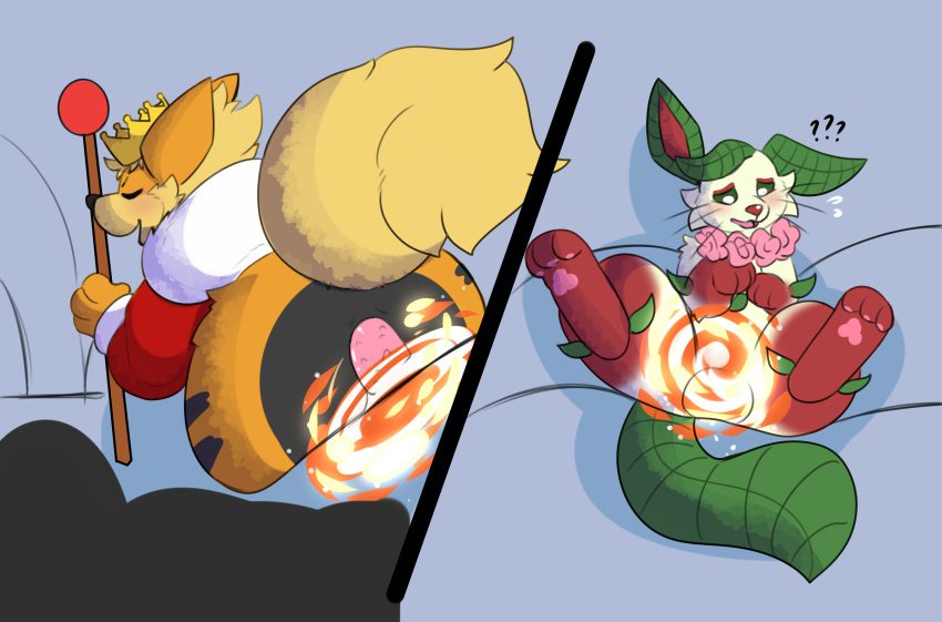 pokemon-game-porn-–-genitals,-blush,-leafeon,-duo,-ashfordkingston,-fire