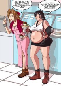 final-fantasy-hentai-art-–-aerith-gainsborough,-belly-overhang,-bbw,-obese-female,-obese
