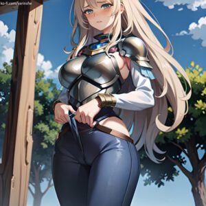 league-of-legends-sex-art-–-looking-at-viewer,-blush,-looking-pleasured,-blonde-hair,-breasts,-outside