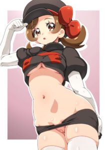 lyra-hentai-art-–-kousaka-jun,-nintendo,-team-rocket-uniform,-team-rocket,-pokemon-hgss,-no-panties,-skirt