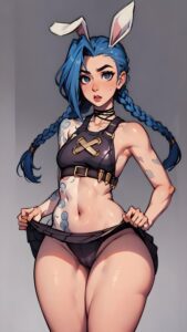 jinx-rule-–-neckwear,-small-breasts,-lifting,-blue-hair,-tattoo