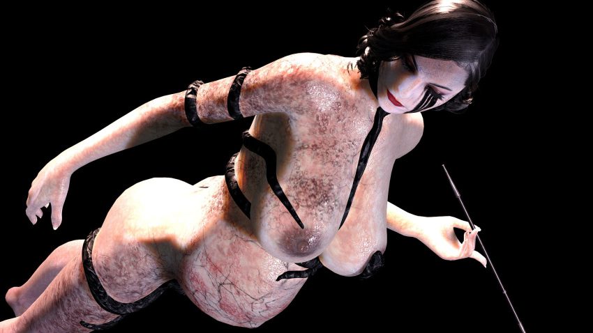 resident-evil-xxx-art-–-tentacle,-black-hair,-veins