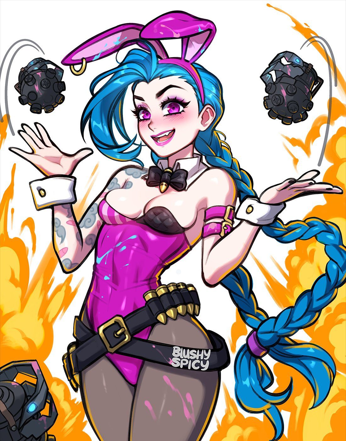 jinx-game-porn-–-blue-hair,-small-breasts,-pink-eyes,-fire