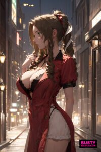 final-fantasy-hentai-–-green-eyes,-cleavage,-ai-generated,-final-fantasy-vii,-hourglass-figure