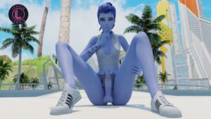 overwatch-xxx-art-–-penis,-hard-nipples,-ponytail,-shoes,-erect-penis,-widowmaker