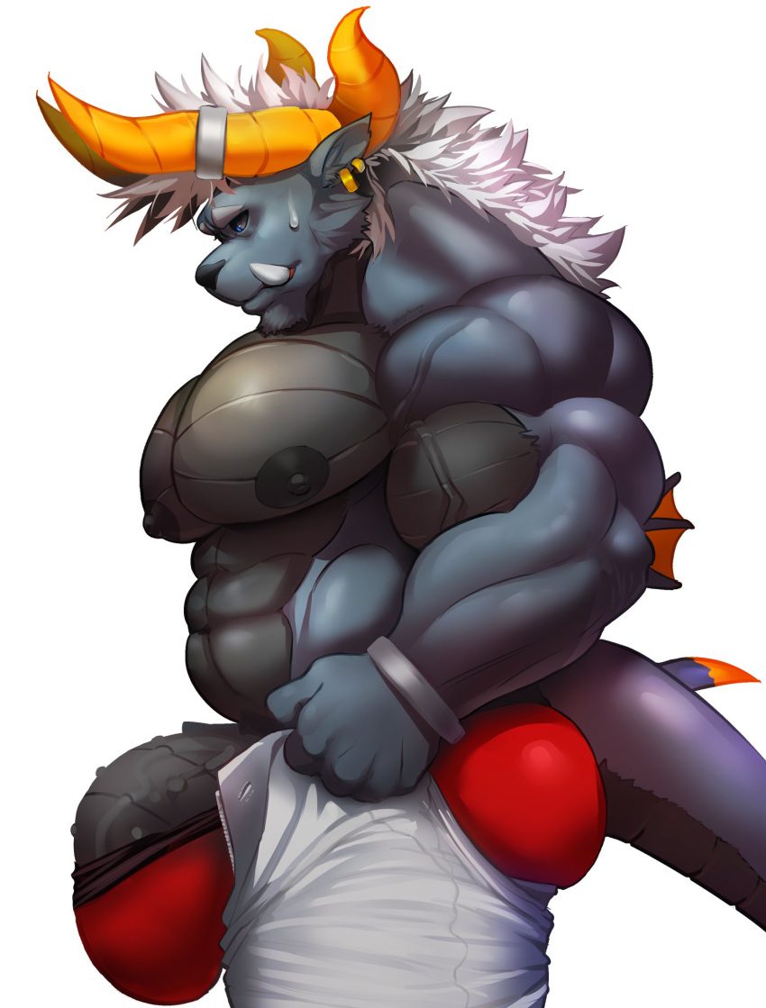 final-fantasy-hot-hentai-–-ear-ring,-hair,-muscular-anthro,-blue-eyes,-fin,-behemoth-(ff),-horn