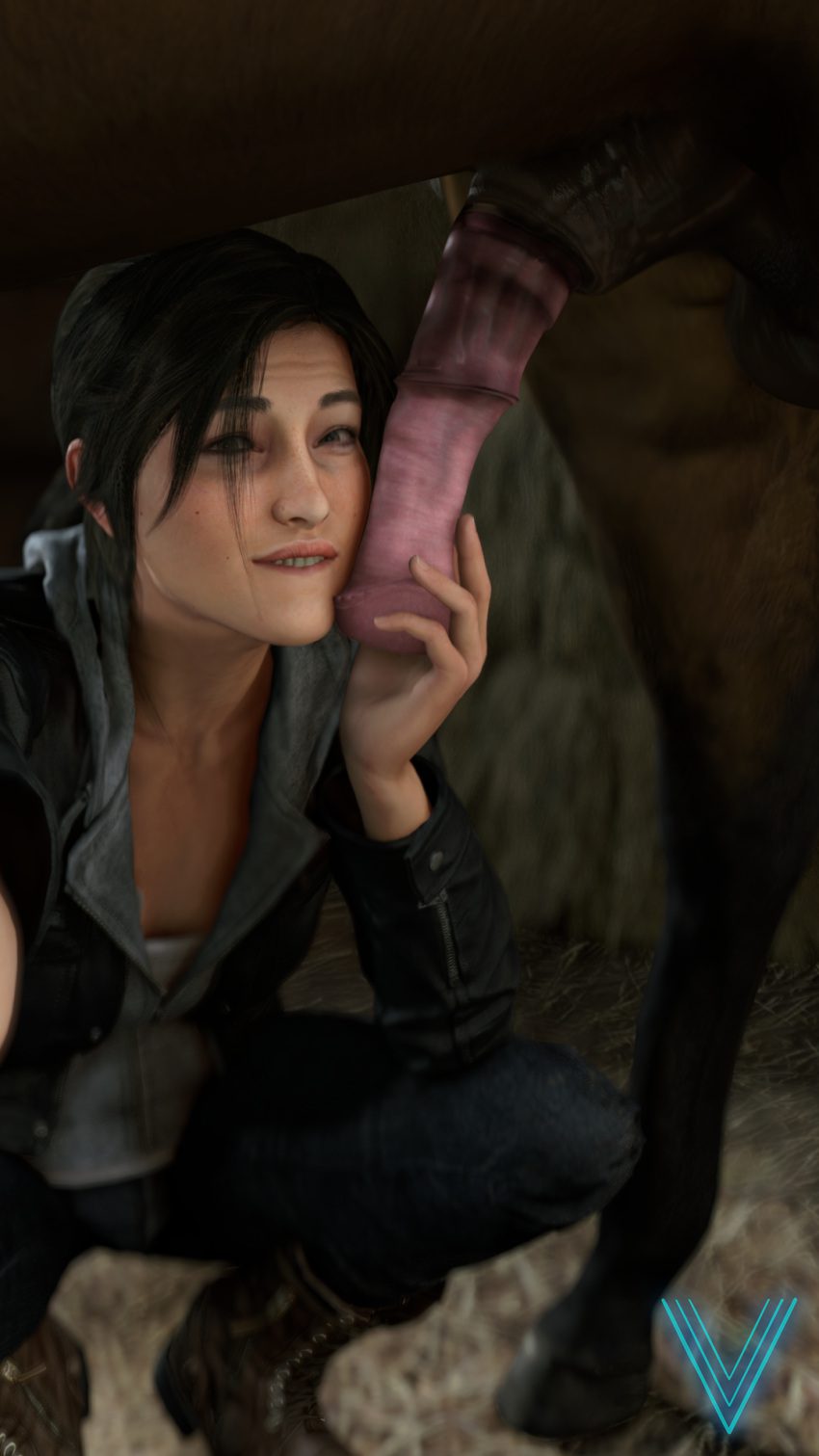 tomb-raider-sex-art-–-brown-hair,-penis-awe,-horsecock,-bestiality,-clothed