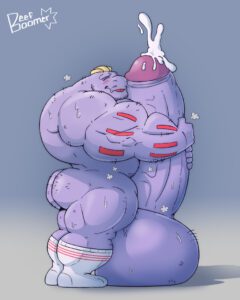 pokemon-xxx-art-–-humanoid-genitalia,-big-muscles,-socks,-embrace