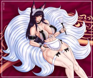 league-of-legends-sex-art-–-fluffy-tails,-curvy-body,-ahri,-wide-hips