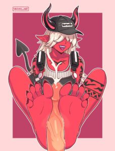 desdemona-hentai-art-–-sitting,-overalls,-feet,-pointy-nails,-female,-vesna-art