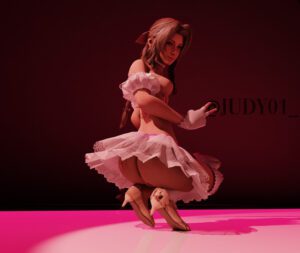 final-fantasy-porn-–-squatting,-final-fantasy-vii-remake,-green-eyes,-brown-hair