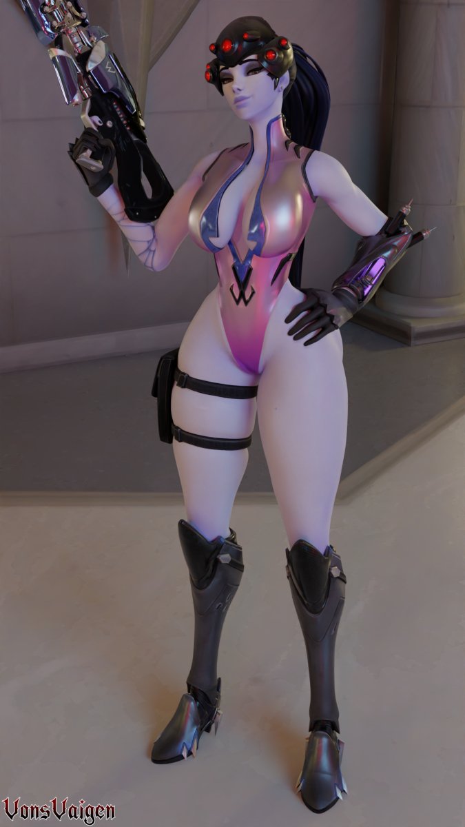 overwatch-game-porn-–-thigh-strap,-assassin,-goggles,-gun,-sniper,-purple-skin