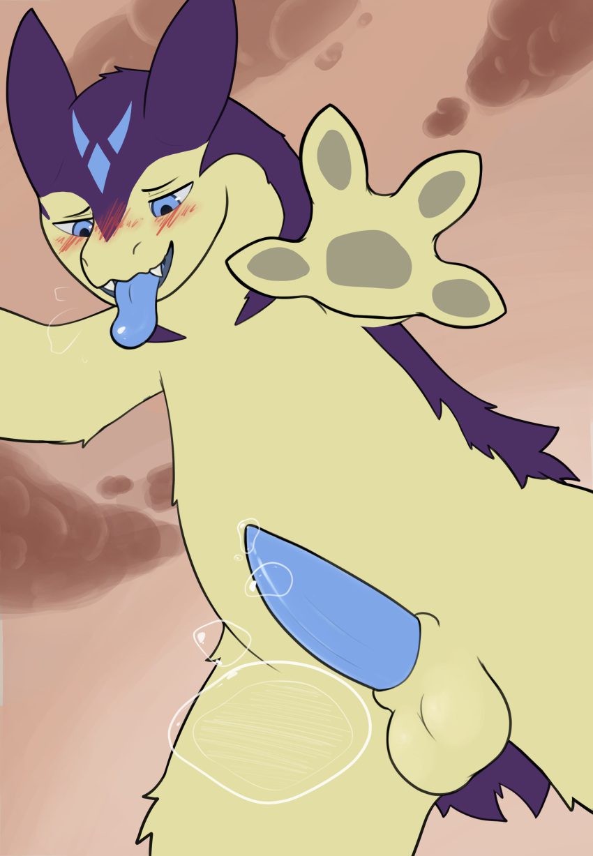 pokemon-xxx-art-–-blush,-typhlosion,-balls,-generation-kemon,-hi-res,-pokemon-(species),-bodily-fluids