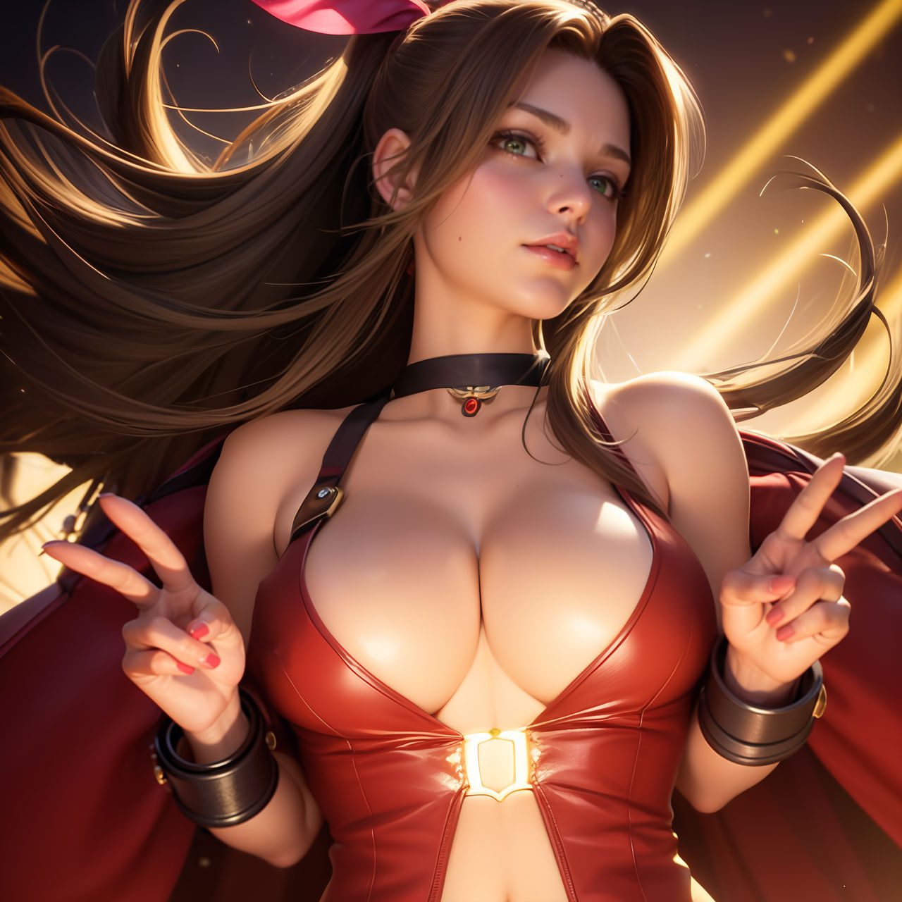 final-fantasy-game-porn-–-cleavage,-final-fantasy-vii-remake,-brown-hair