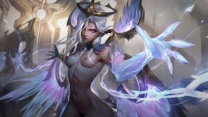 league-of-legends-rule-–-cavicwhite-hair,-semi-nude,-morgana,-riot-games