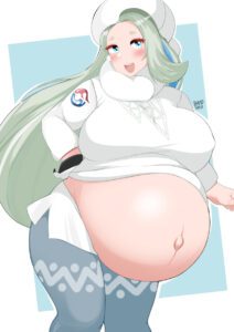 melony-free-sex-art-–-pregnant,-blue-eyes,-bloated-belly,-female,-outie-navel