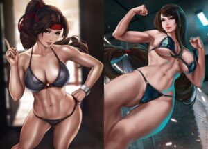 final-fantasy-porn-hentai-–-big-breasts,-final-fantasy-vii-remake,-fit-female,-dandon-fuga,-athletic-female