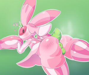 pokemon-sex-art-–-generation-kemon,-simple-background,-heart,-steam,-pink-body,-female