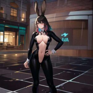 final-fantasy-game-hentai-–-ls,-solo-focus,-latex,-navel,-female-focus,-solo,-bunny-ears