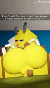 minecraft-hentai-–-text,-dexiony&#c,-bee,-balls,-bed,-behind-view
