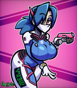 overwatch-rule-xxx-–-eyepatch,-solo,-thick-thighs,-facemask,-skullgirls,-valentine-(skullgirls),-blue-hair