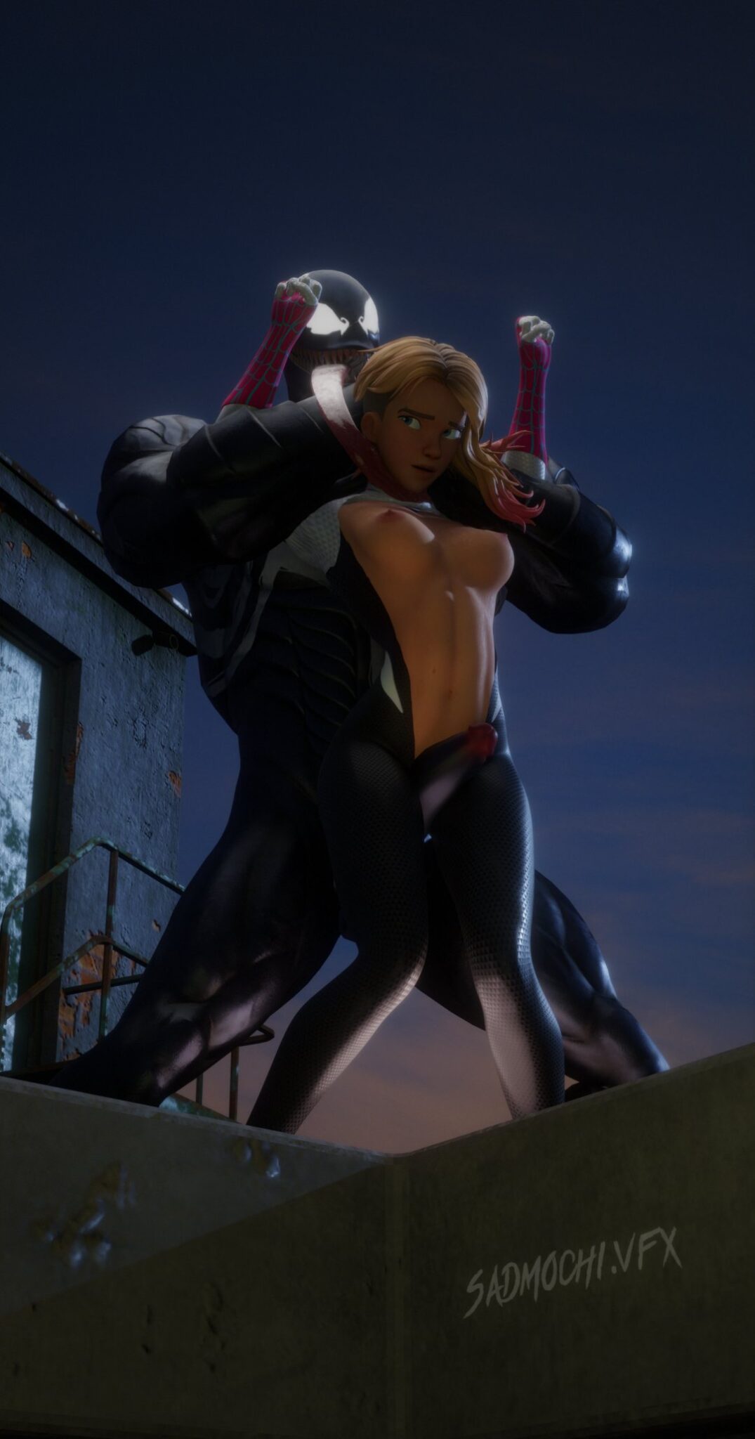 fortnite-rule-–-gwen-stacy-(spider-verse),-blonde-hair,-3d