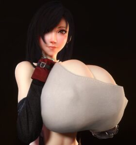 final-fantasy-hentai-xxx-–-alternate-breast-size,-female-only,-cleavage,-nipples-visible-through-clothing,-gloves