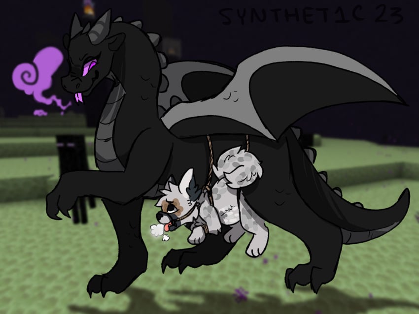 wolf-free-sex-art-–-duo,-bondage,-size-difference,-anthro,-membranous-wings,-buzzard-(synthet-rope