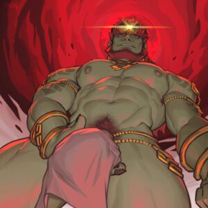 the-legend-of-zelda-game-hentai-–-abs,-biceps,-ganondorf,-,-solo-male