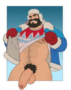 graves-sex-art-–-candy-cane,-pantsless,-veiny-penis,-highres,-dilf,-e