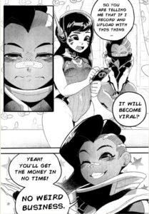 overwatch-hentai-xxx-–-sketch,-mostly-clothed,-comic,-monochrome