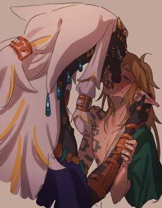 the-legend-of-zelda-rule-xxx-–-rauru-(tears-of-the-kingdom),-zonai,-size-difference,-furry,-link,-kissing