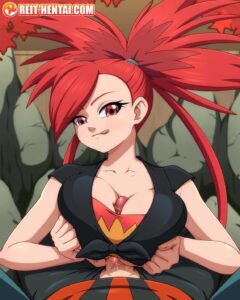 brendan-game-hentai,-flannery-game-hentai-–-flannery-(pokemon-oras),-pov,-female,-breasts,-faceless-male,-paizuri