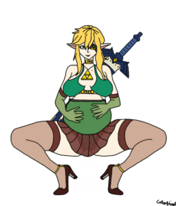 the-legend-of-zelda-sex-art-–-high-heels,-dildo,-intersex,-genderswap-(mtf),-link-(breath-of-the-wild)