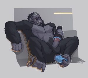 winston-rule-porn-–-bara,-furry,-gorilla,-black-fur,-nude,-spread-legs