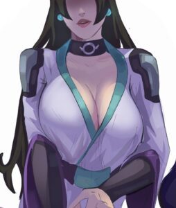 sage-hot-hentai-–-solo,-large-breasts,-earrings,-black-belt,-ls,-black-hair