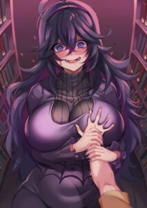 pokemon-free-sex-art-–-black-hair,-fingernails,-purple-nails,-long-fingernails,-purple-hairband,-hikari-(komitiookami),-holding-another&#wrist